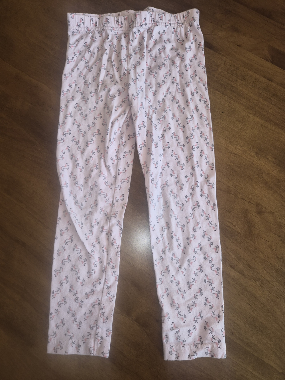 Carter's Pink Unicorn Print Cotton Leggings 5T